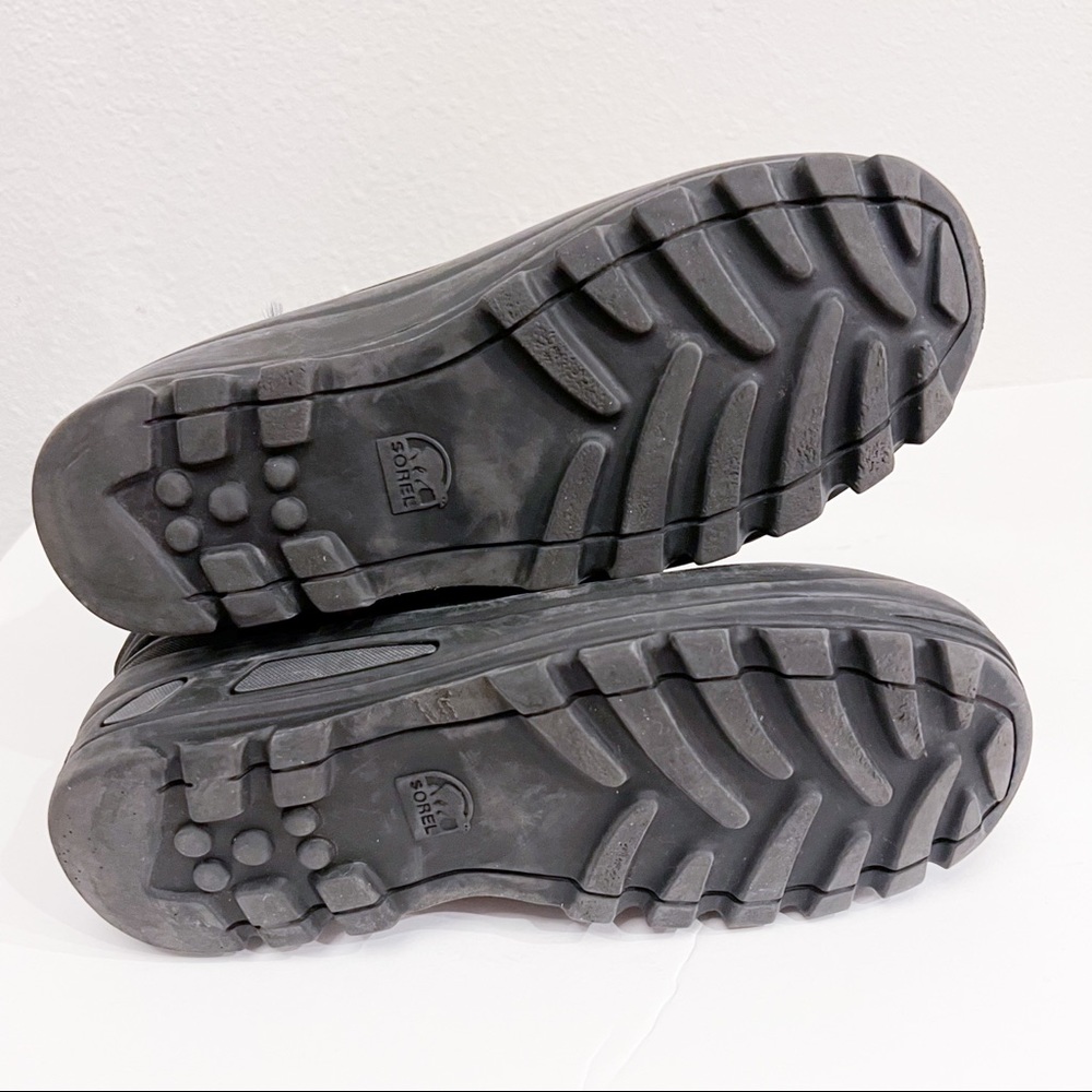 Sorel Cub Winter Insulated Rubber Sole Black Snow Boots Y7 W8.5 - Picture 11 of 16